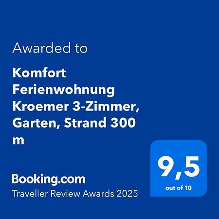 Komfort Ferienwohnung Kroemer 티멘도르프스트랜드 외부 사진